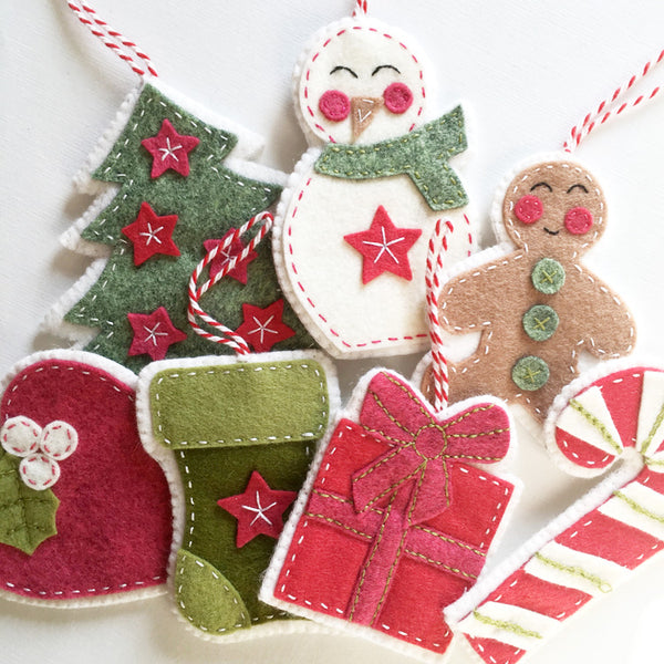 Lutin de Noël en feutre personnalisable