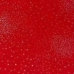 Feutrine pailletée Glitzy rouge