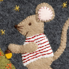 KIT FEUTRINE DIY TAMBOUR NOËL CHEZ LA FAMILLE SOURIS – CORINNE LAPIERRE
