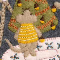 KIT FEUTRINE DIY TAMBOUR NOËL CHEZ LA FAMILLE SOURIS – CORINNE LAPIERRE