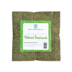 ASSORTIMENT DE FEUTRINE DIY VELOURS ÉMERAUDE