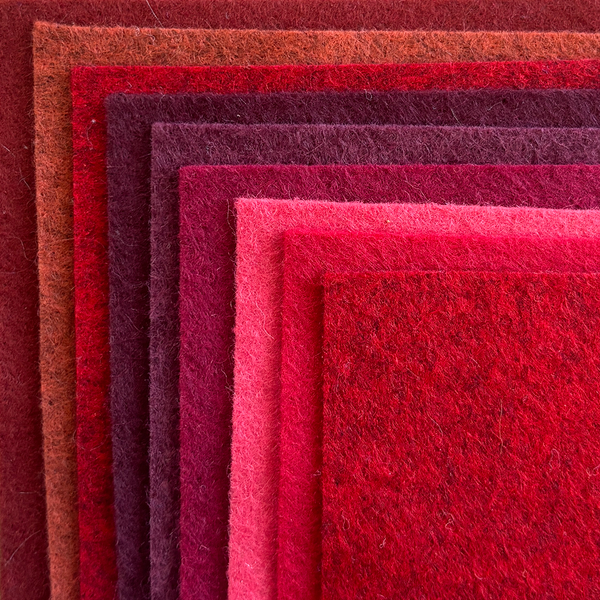 ASSORTIMENT DE FEUTRINE DIY VELOURS RUBIS