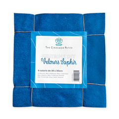 ASSORTIMENT DE FEUTRINE DIY VELOURS SAPHIR