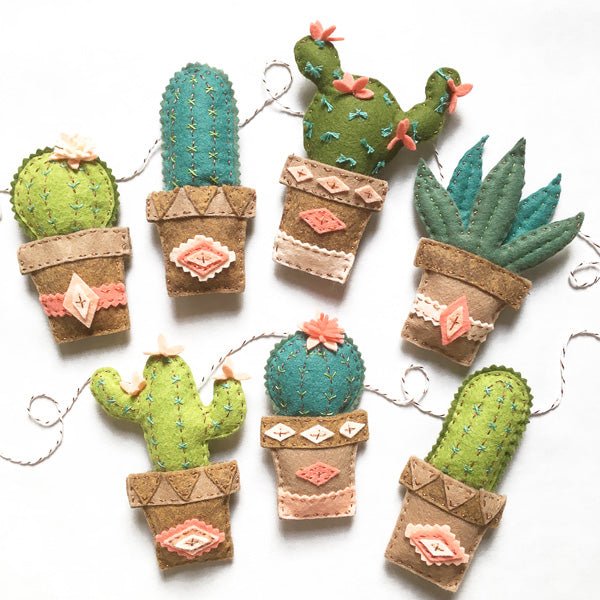 KIT FEUTRINE DIY GUIRLANDE CACTUS