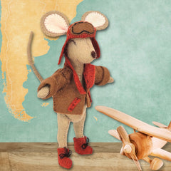 KIT FEUTRINE DIY LA PETITE SOURIS PILOTE – CORINNE LAPIERRE