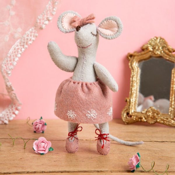 KIT FEUTRINE DIY LA PETITE SOURIS BALLERINE – CORINNE LAPIERRE