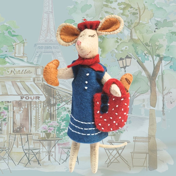 KIT FEUTRINE DIY LA PETITE SOURIS À PARIS – CORINNE LAPIERRE