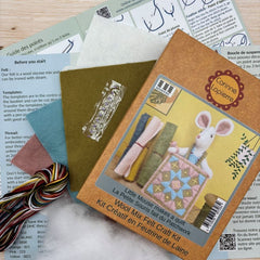 KIT FEUTRINE DIY LA PETITE SOURIS FAIT DU PATCHWORK – CORINNE LAPIERRE