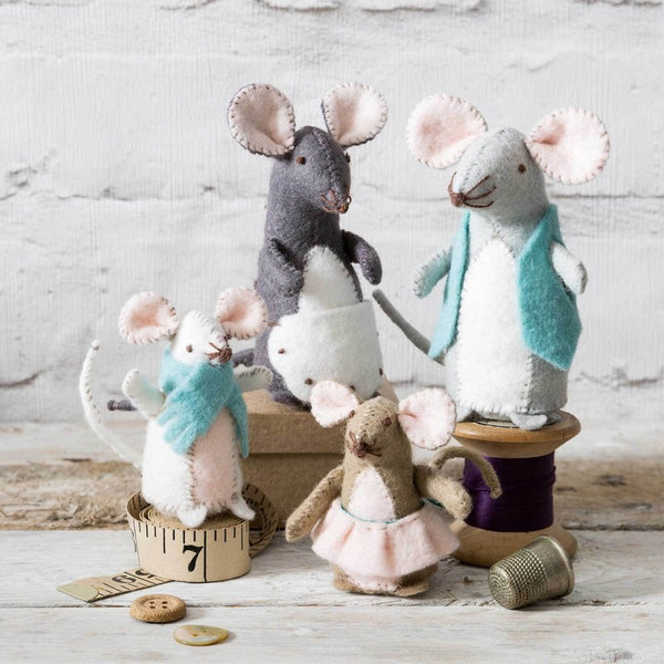 KIT FEUTRINE DIY FAMILLE SOURIS – CORINNE LAPIERRE