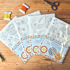 MOTIFS À BRODER STICK & STITCH CHATS FOLK – CORINNE LAPIERRE