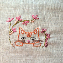 MOTIFS À BRODER STICK & STITCH CHATS FOLK – CORINNE LAPIERRE