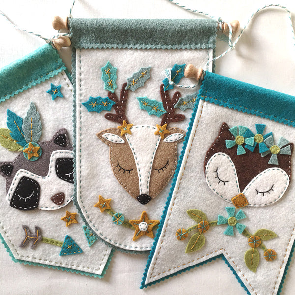 KIT FEUTRINE DIY ANIMAUX DE LA FORÊT SLEEPY