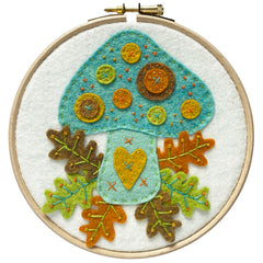 KIT FEUTRINE DIY TAMBOUR CHAMPIGNON DES BOIS