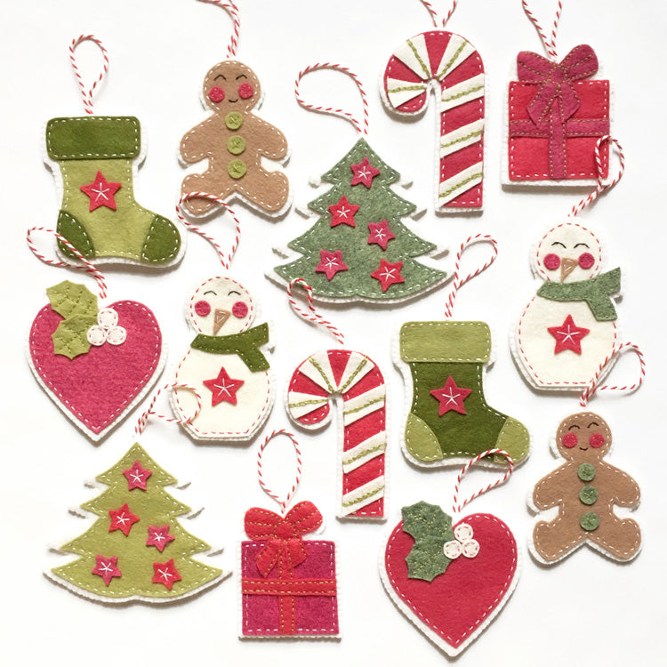 Trimits Kit de feutrage à l'aiguille – Décorations de sapin de Noël pour enfants et adultes, kit de bricolage complet avec instructions (français non Trimits Kit de feutrage à l'aiguille – Décorations de sapin de Noël pour enfants et adultes, kit de bricolage complet avec instructions (français non