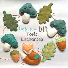 KIT FEUTRINE DIY FORÊT ENCHANTÉE